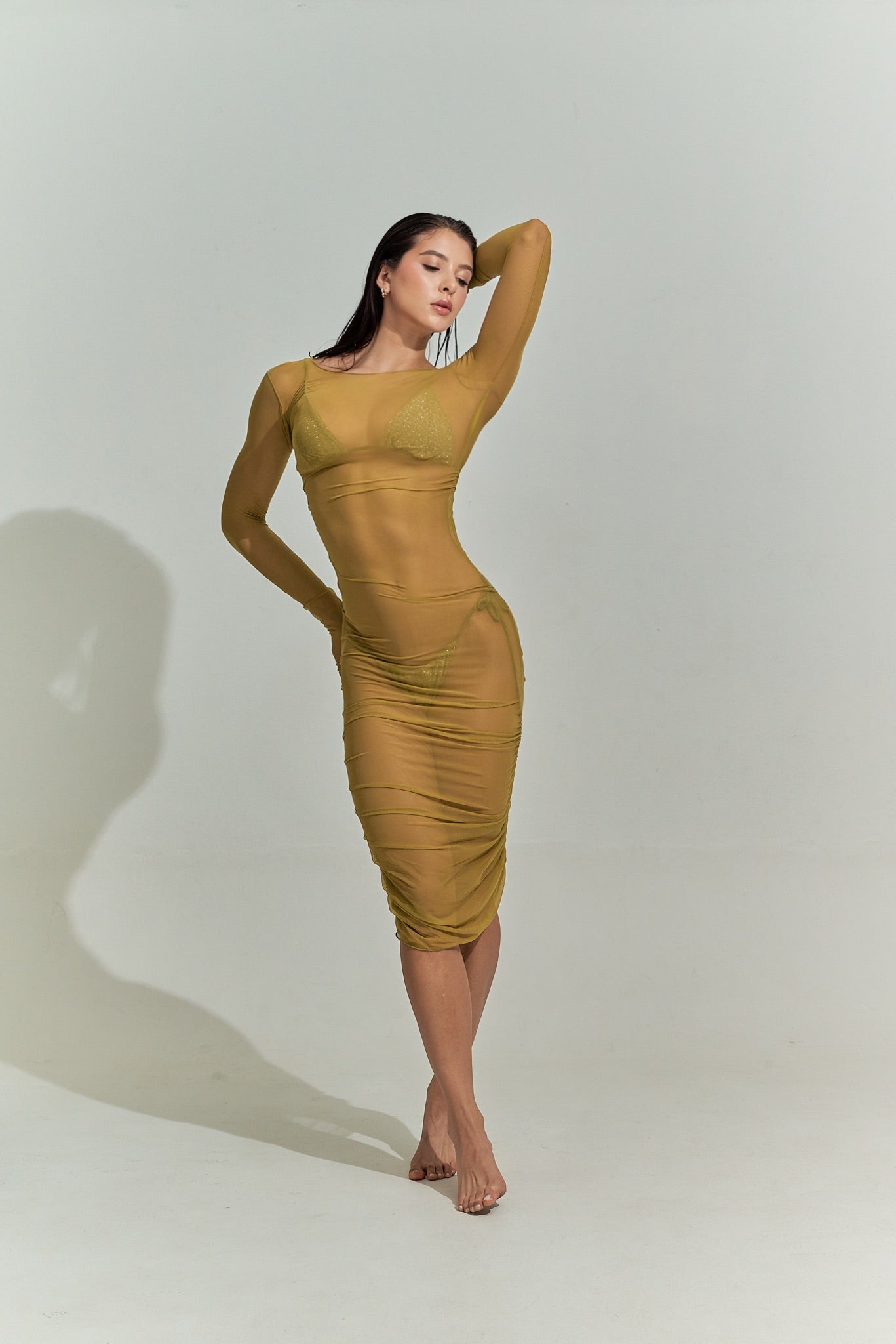 RIDDLE DRESS VERDE
