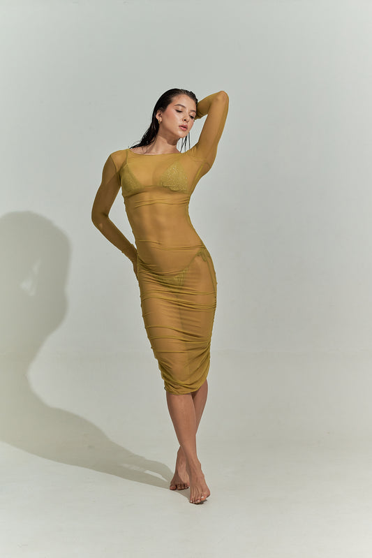 RIDDLE DRESS VERDE